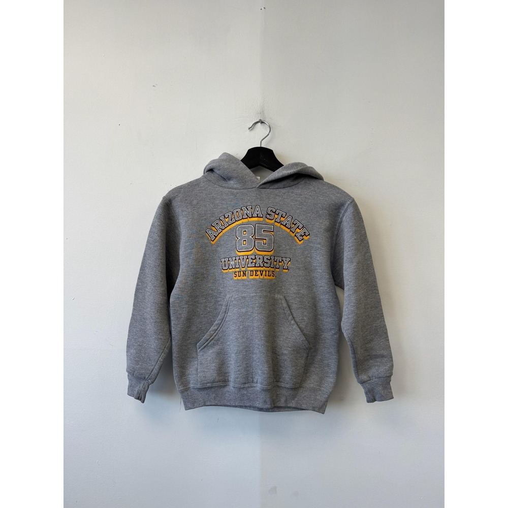 Arizona State Sun Devils‎ Hoodie Boys Small Gray NCAA Football Russell Athletic